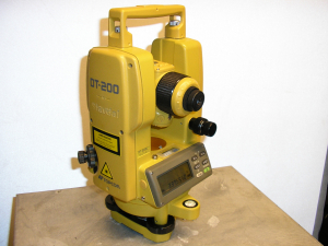 Topcon DT209L Digital Theodolit m laserpunkt i gruppen Begagnade Instrument hos Bygglaserteknik (BegDT209L)